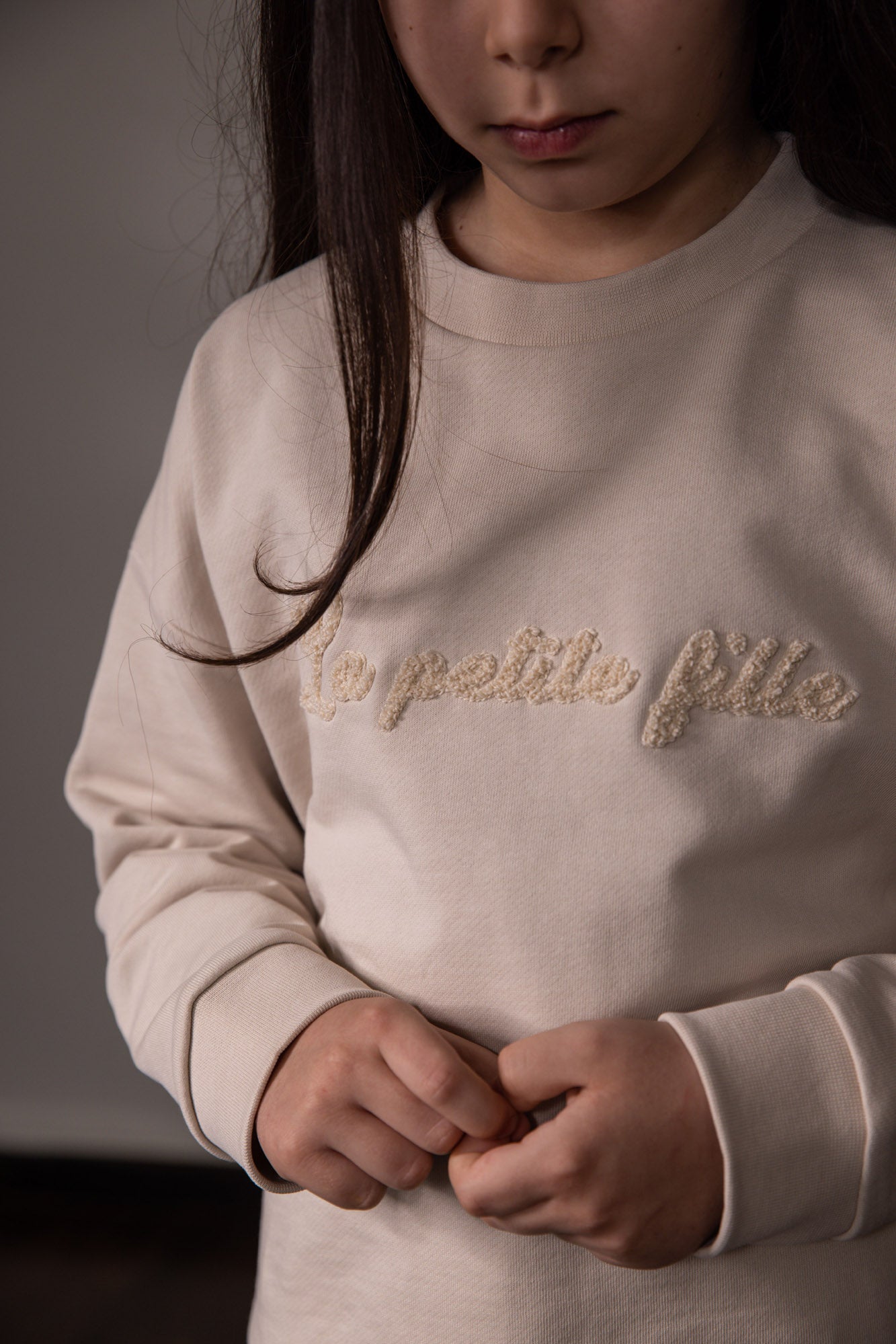 La Petite Fille Sweatshirt - Cream