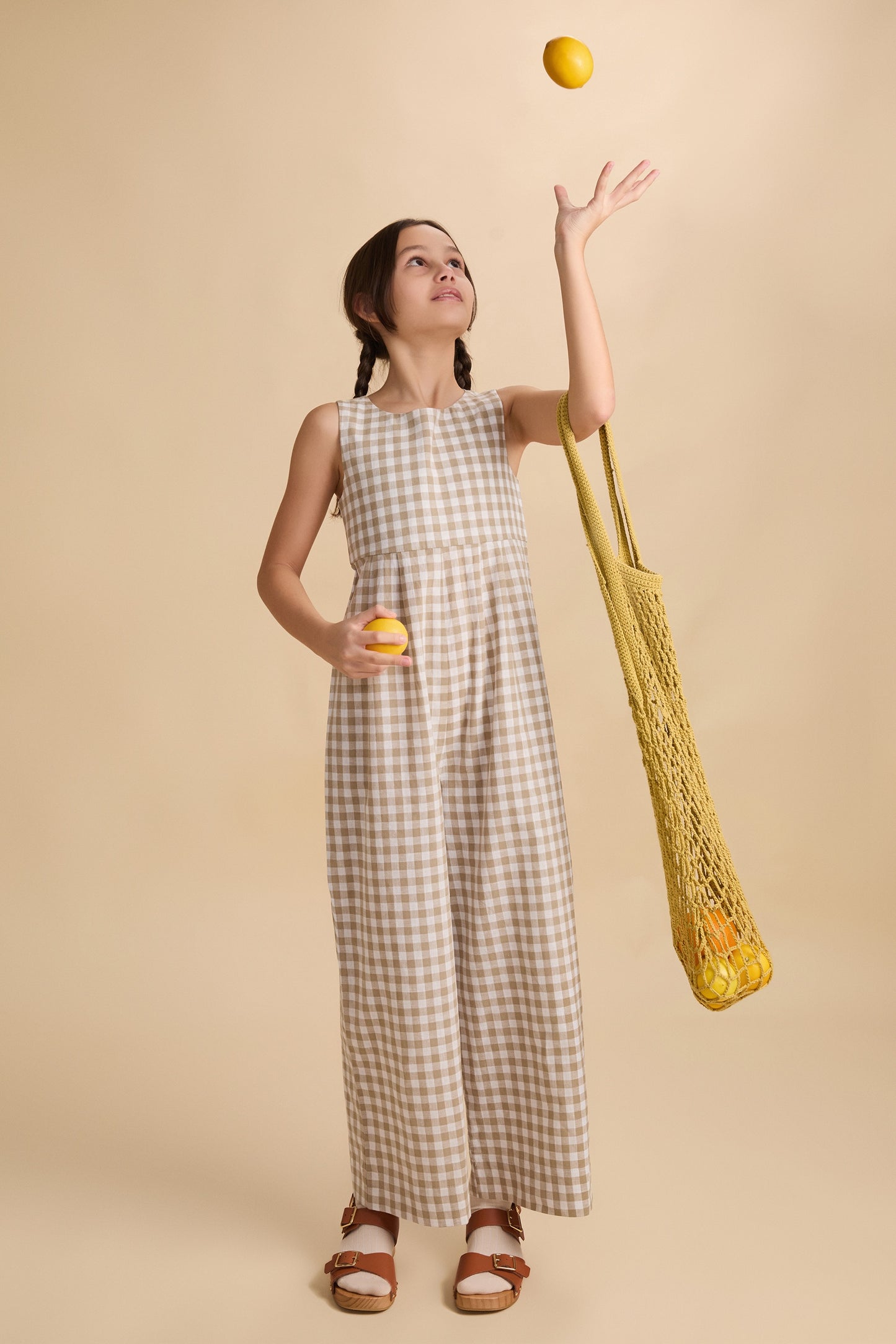 Lia Jumpsuit - Beige