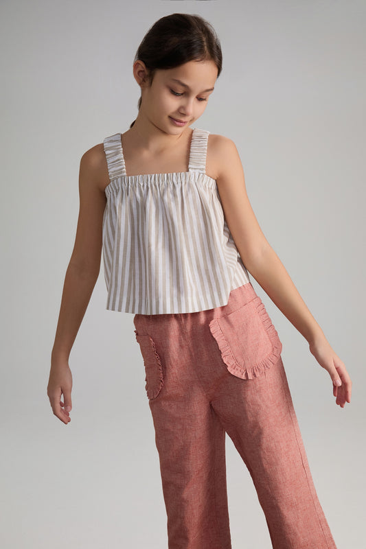 Vicky Trousers - Salmon