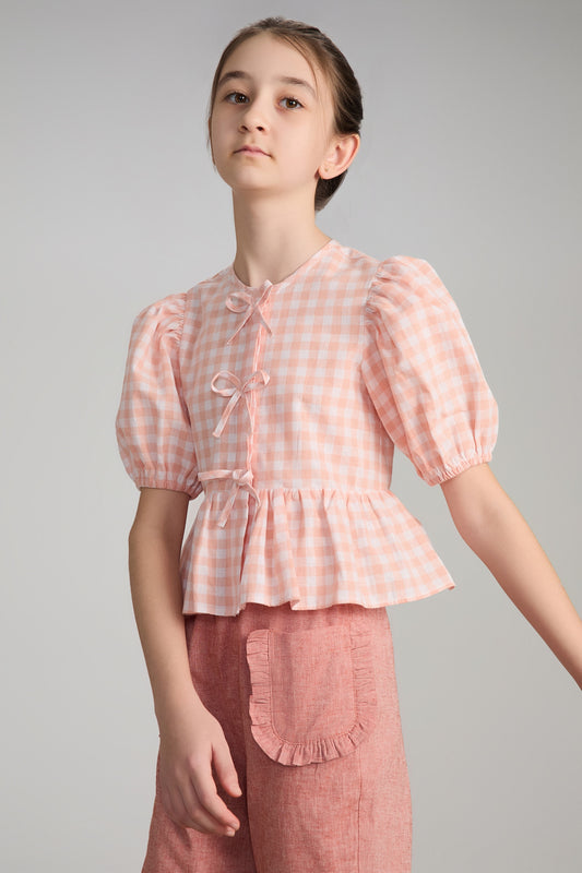 Bloom Blouse - Salmon