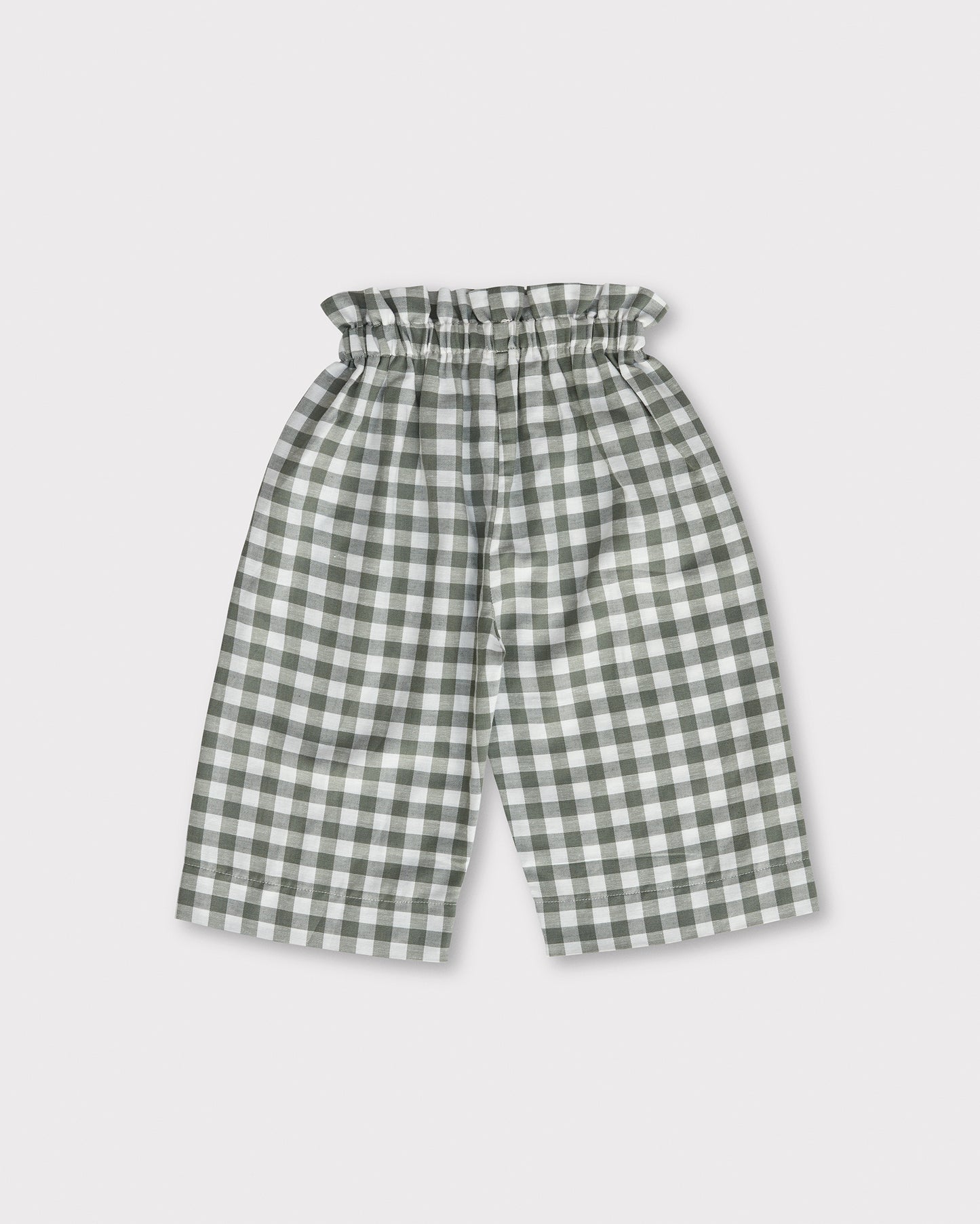 Milly Trousers - Green Gingham