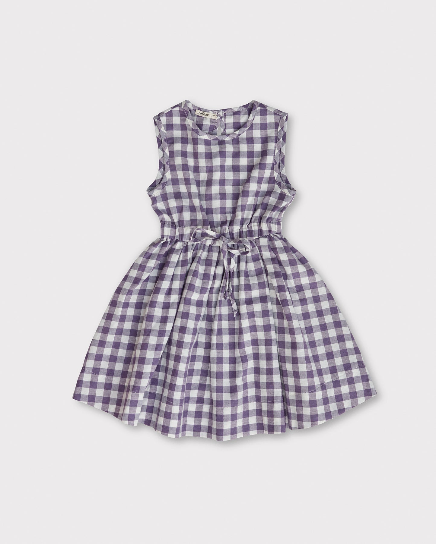 Sienna Dress - Purple Gingham