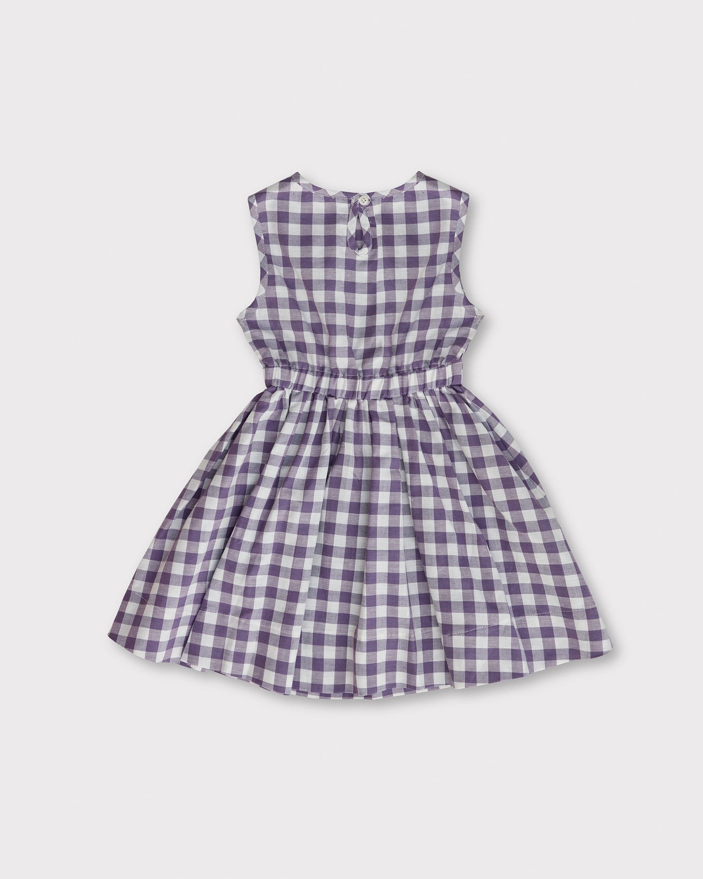 Sienna Dress - Purple Gingham