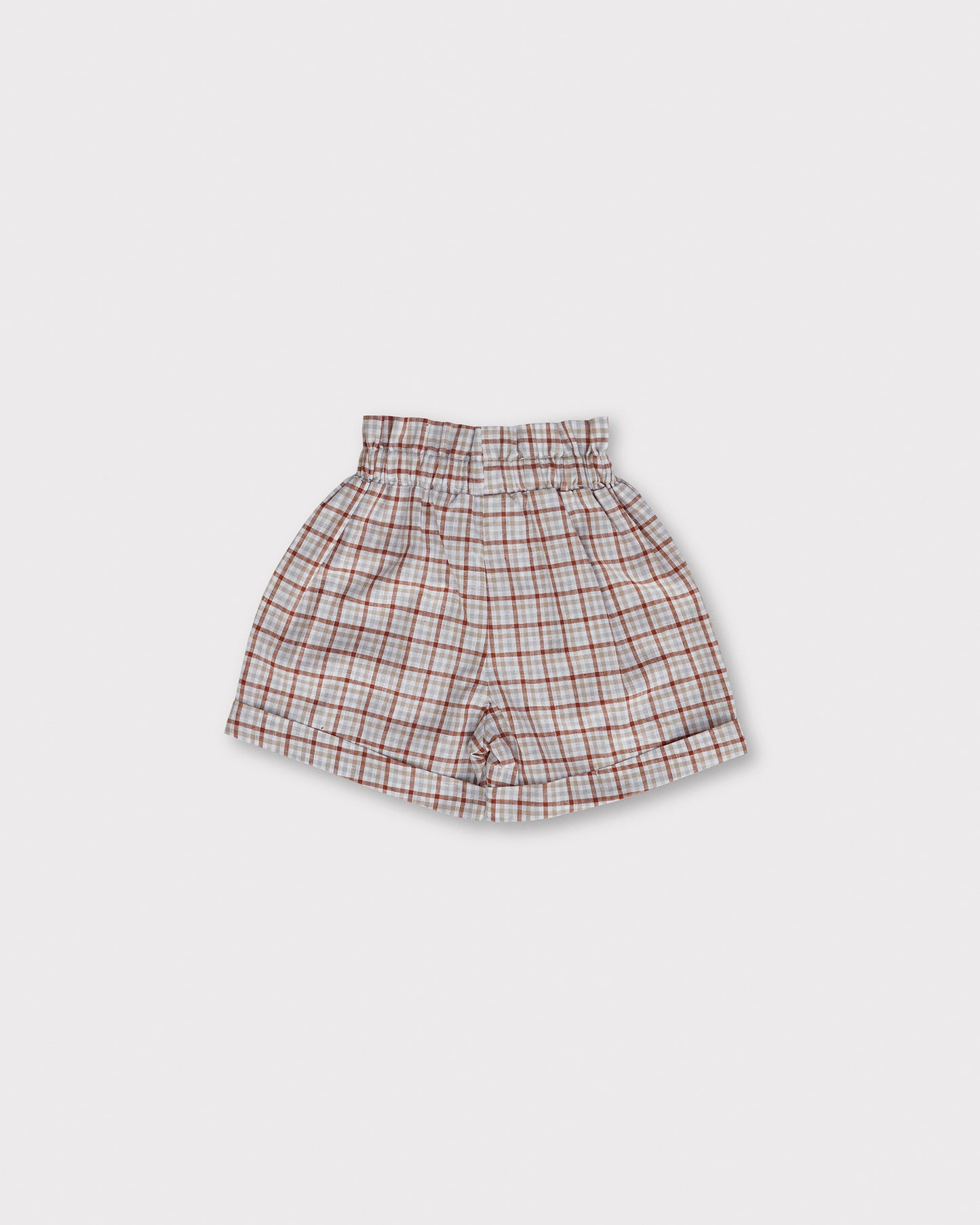 Alba Shorts - Checkered Red