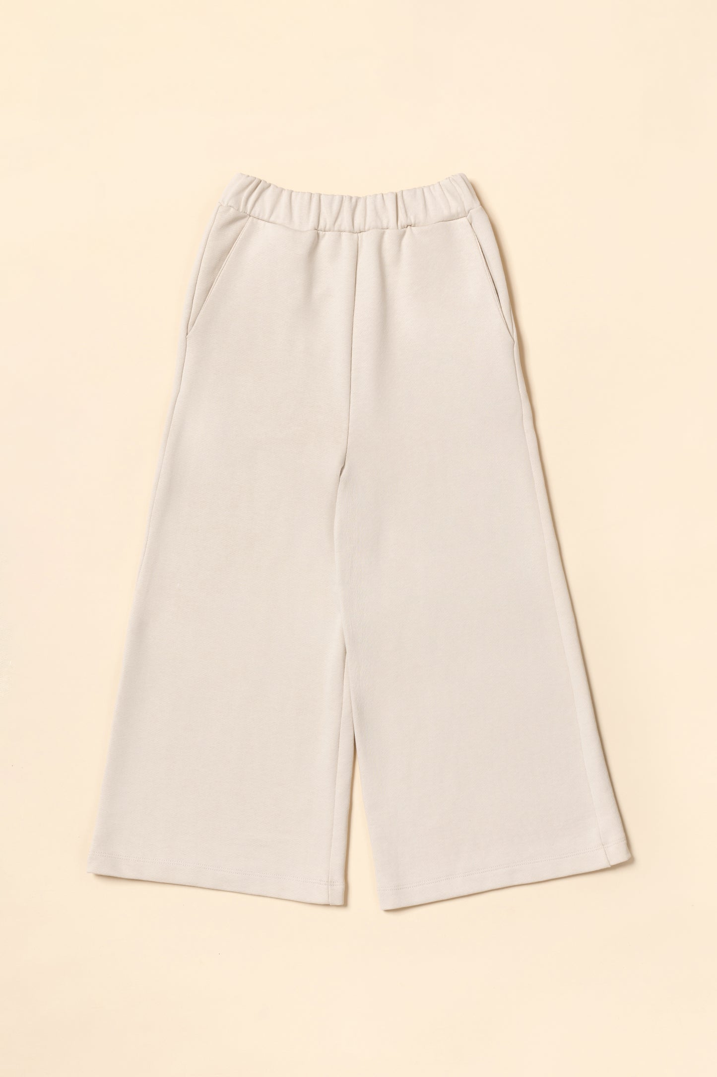 Flowy Joggers - Cream
