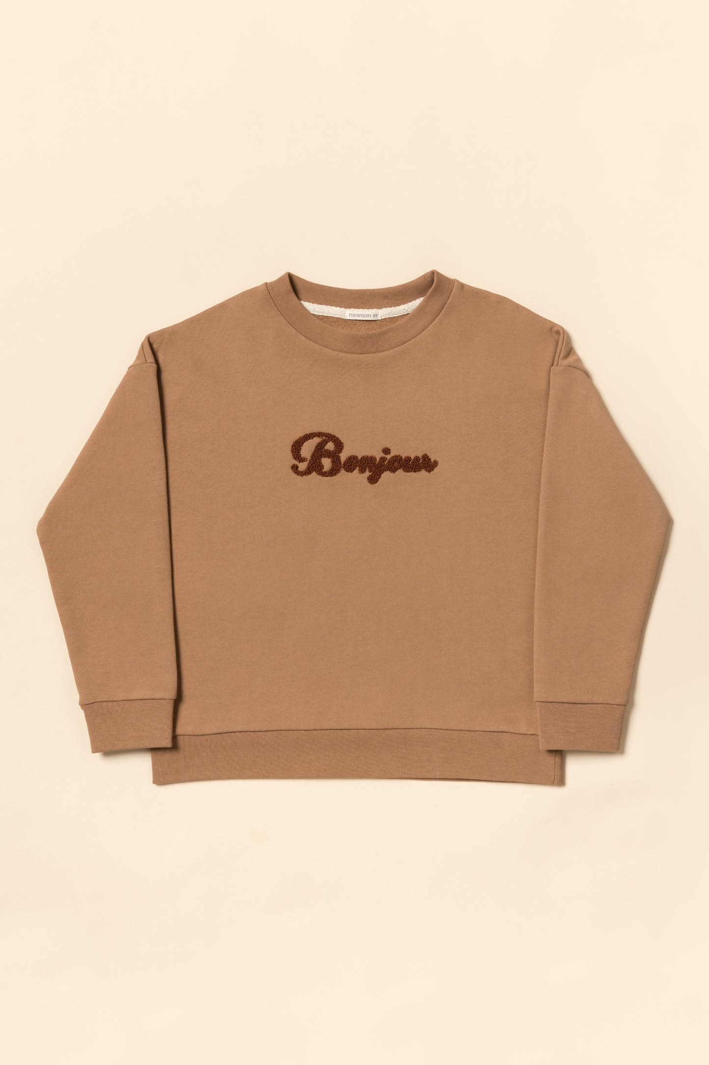 Bonjour Sweatshirt - Cinnamon