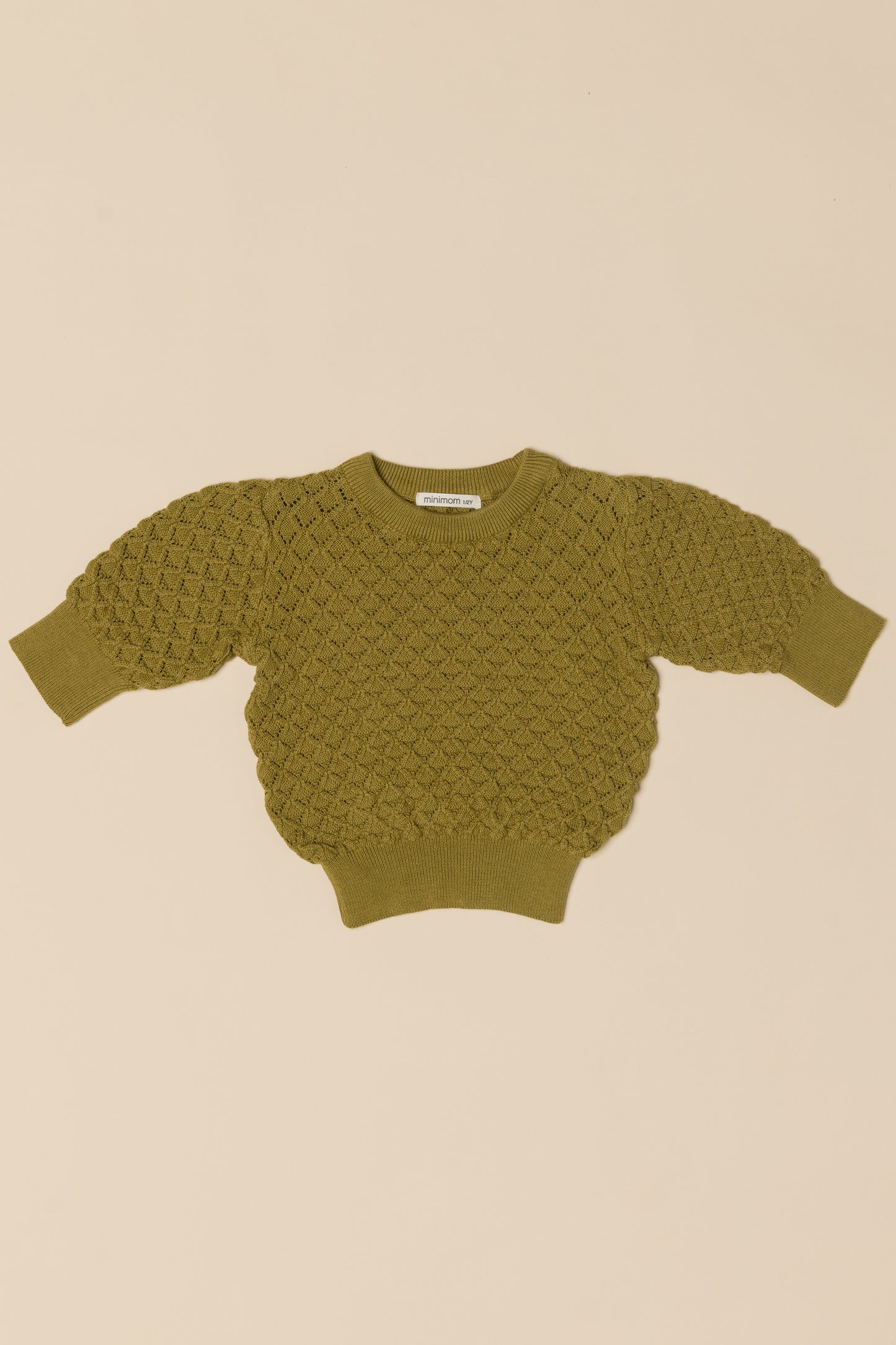 Bella Lace Sweater - Olive