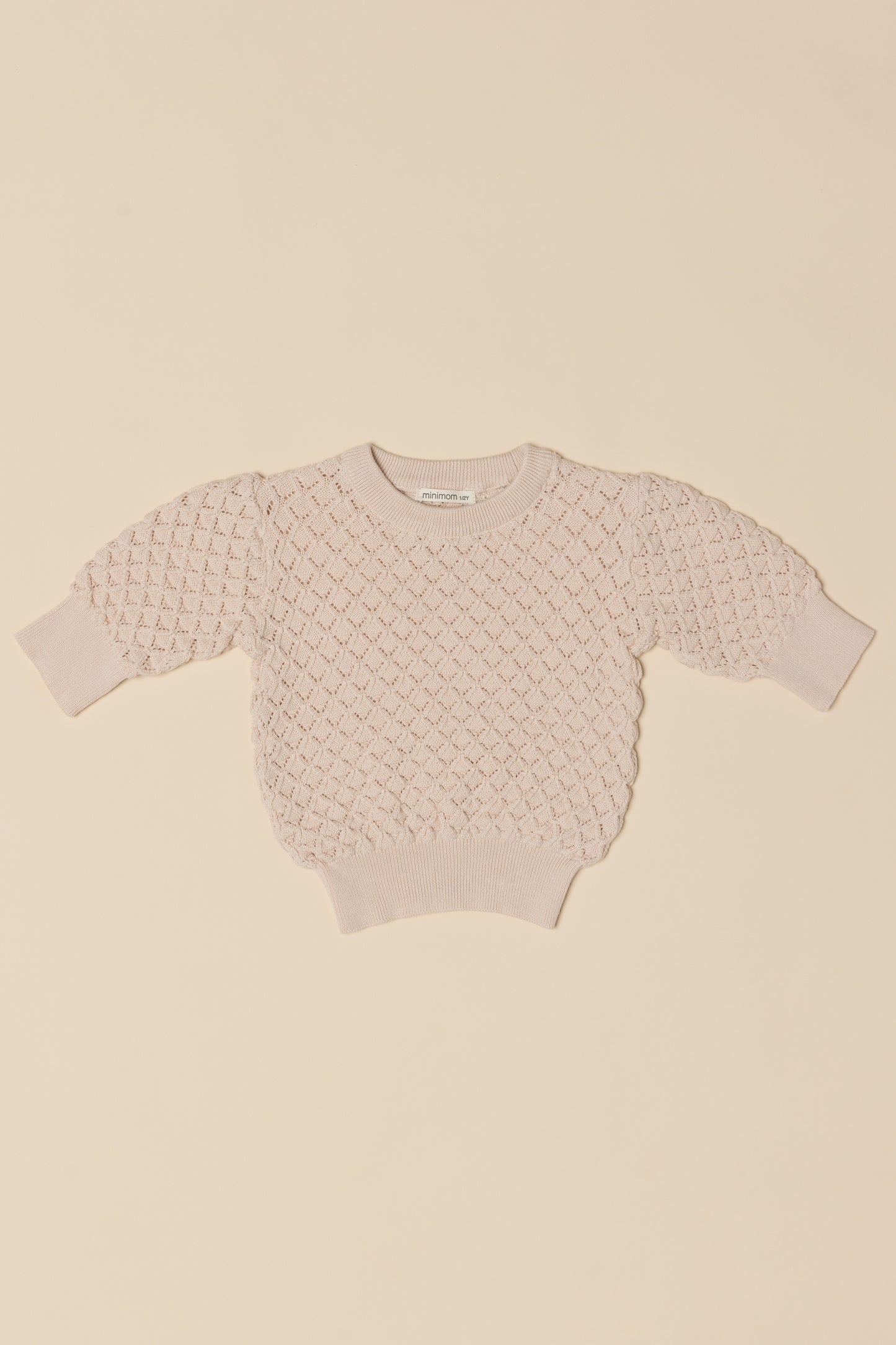 Bella Lace Sweater - Beige