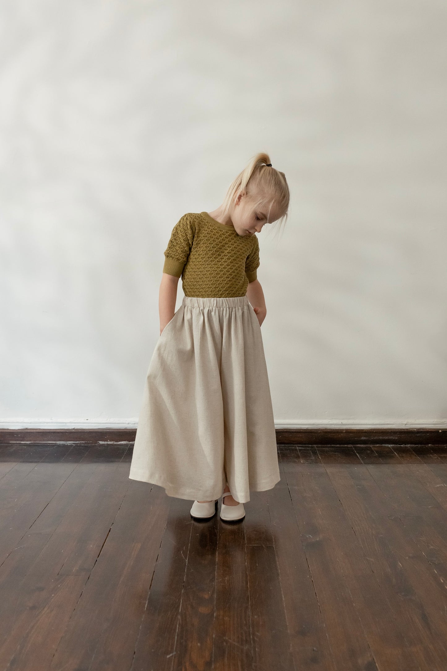 Bella Lace Sweater - Olive