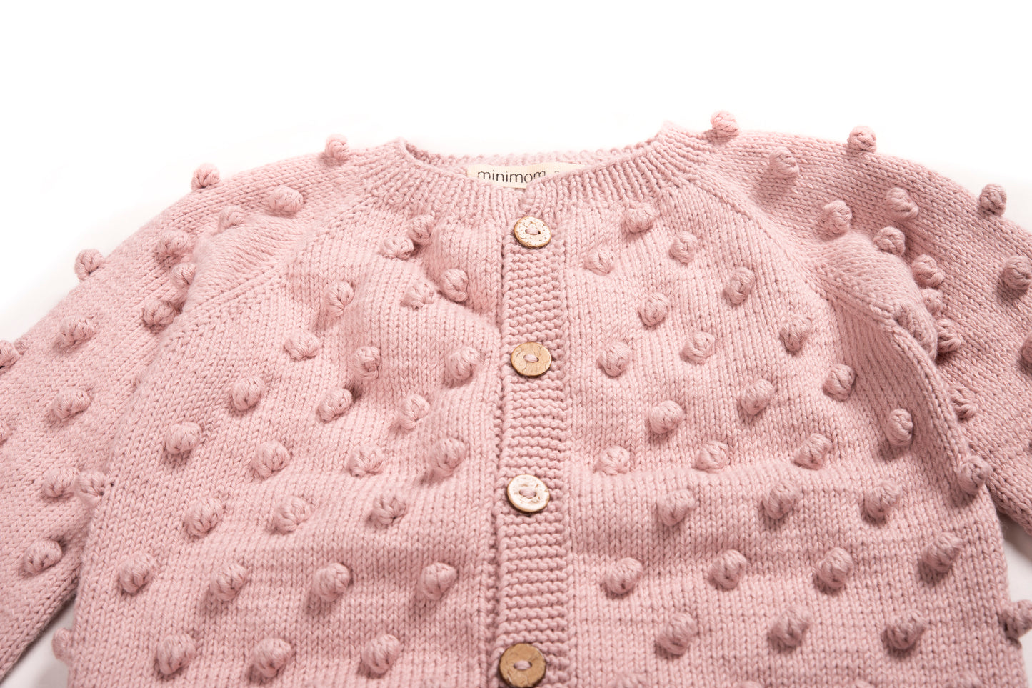 Popcorn Cardigan - Orchid Pink