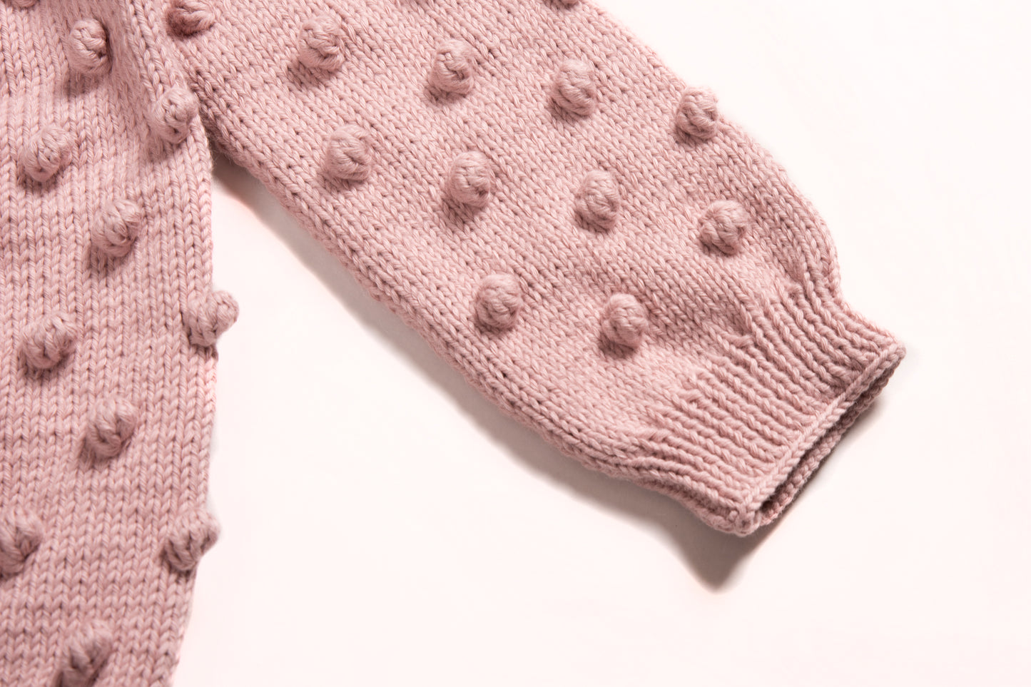 Popcorn Cardigan - Orchid Pink