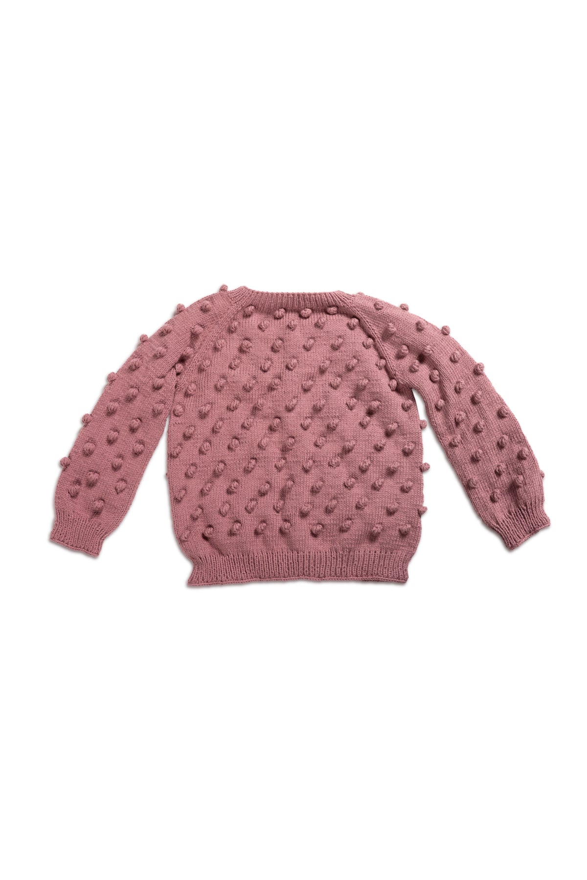 Popcorn Cardigan - Mauve