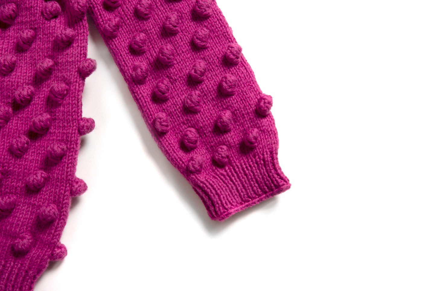 Popcorn Cardigan - Dark Purple