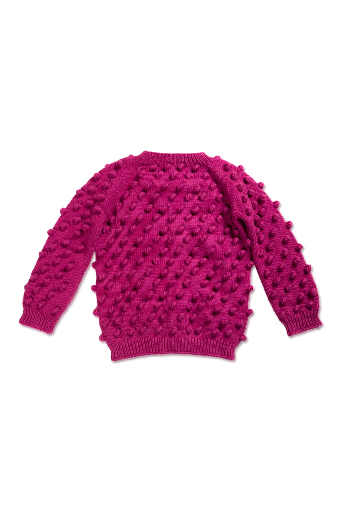 Popcorn Cardigan - Dark Purple