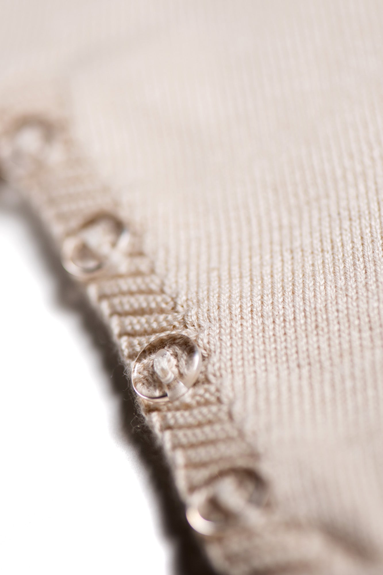 Clover Knit Baby Romper Set - Cream