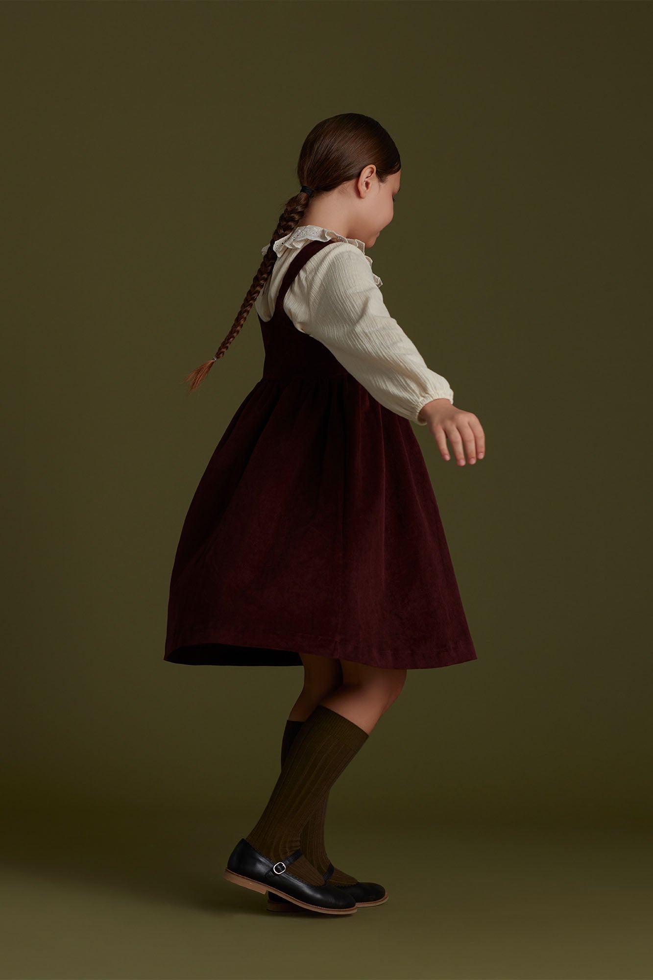 Clematis Dress - Burgundy