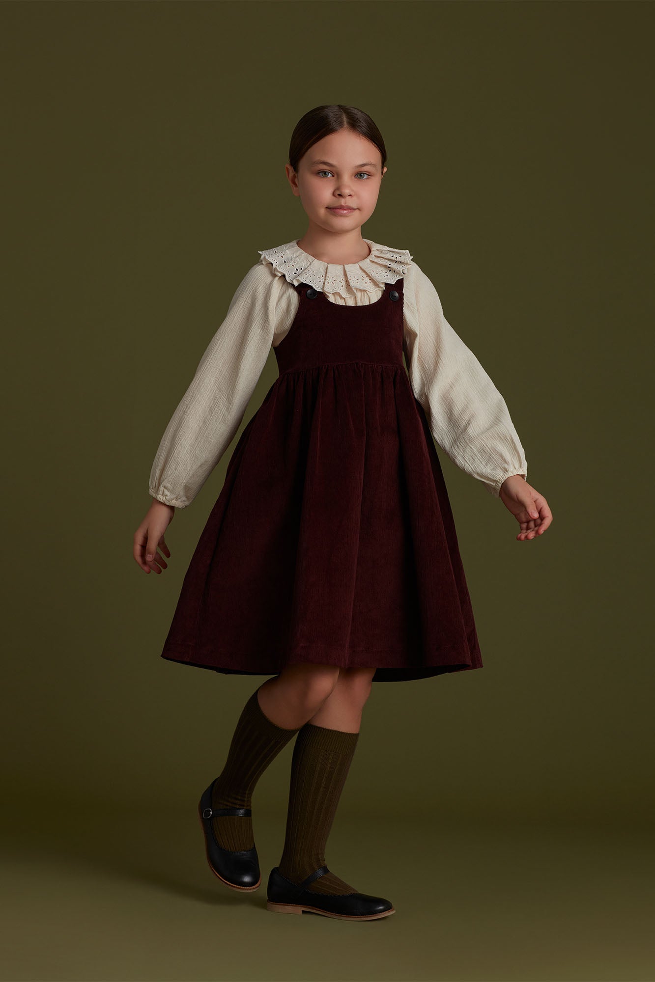 Clematis Dress - Burgundy