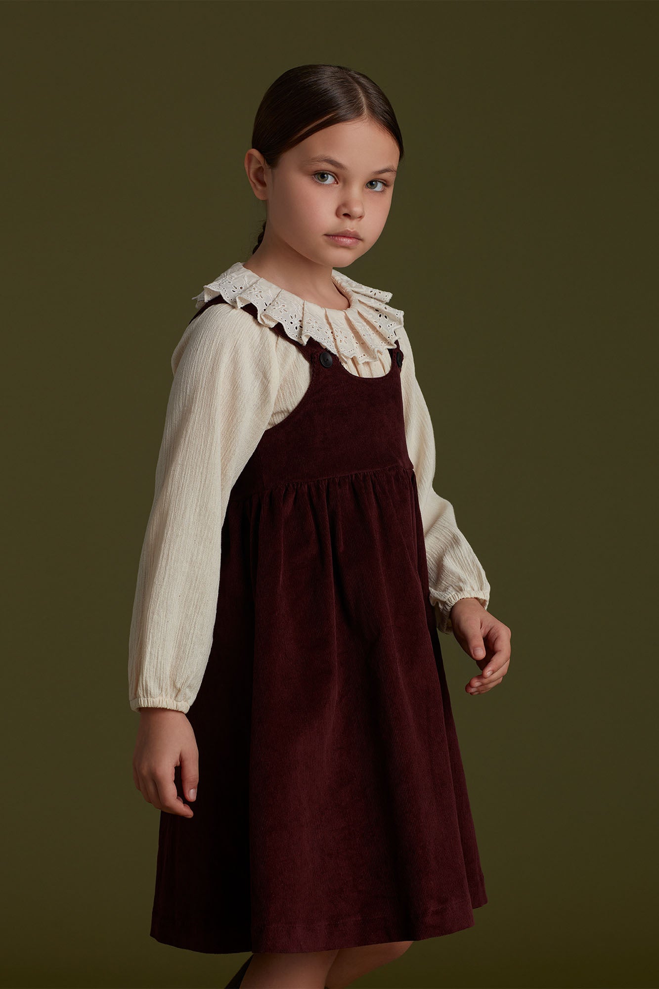 Clematis Dress - Burgundy
