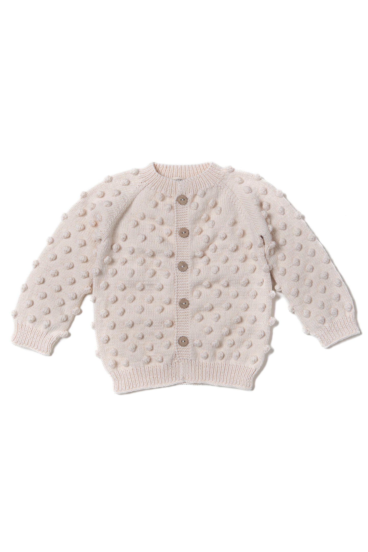 Popcorn Cardigan - Natural