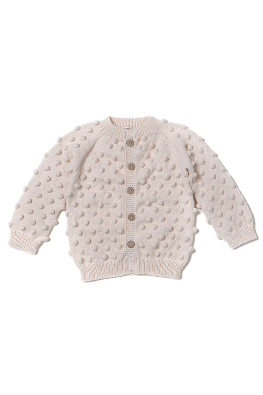 Popcorn Cardigan - Natural