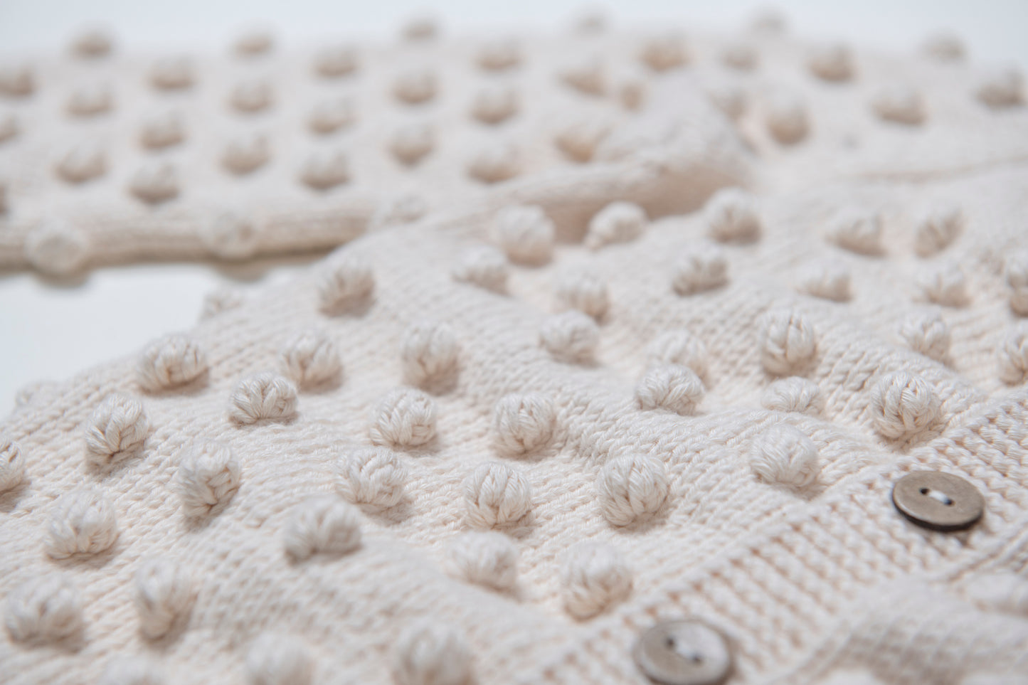 Popcorn Cardigan - Natural