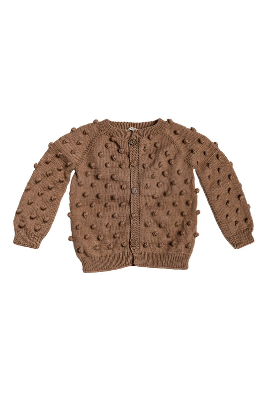 Popcorn Cardigan - Light Taupe