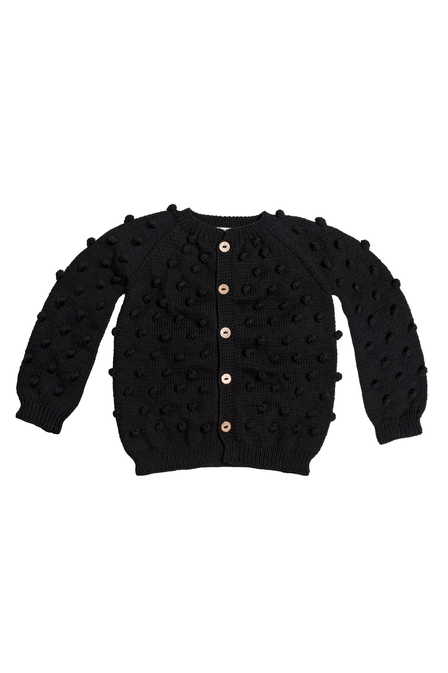 Popcorn Cardigan - Black