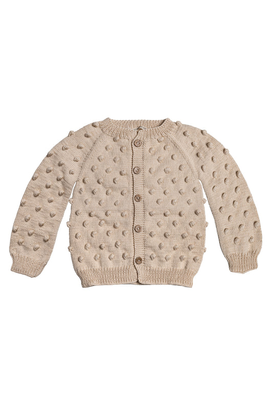 Popcorn Cardigan - Cream