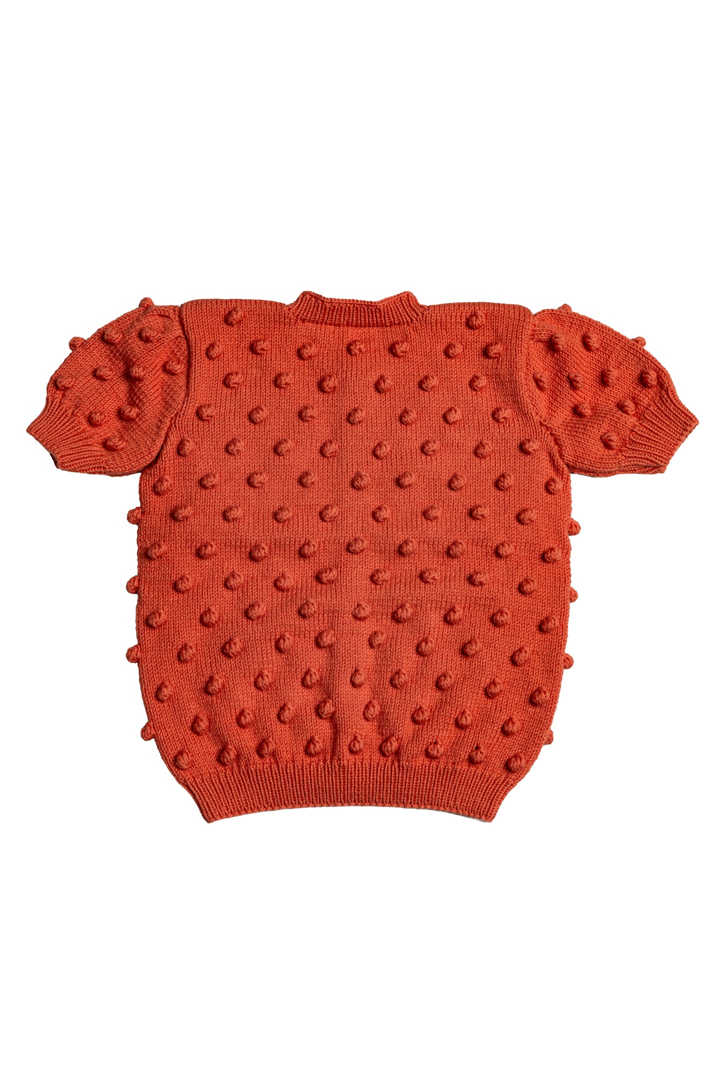 Popcorn Short Sleeve Cardigan - Olanda