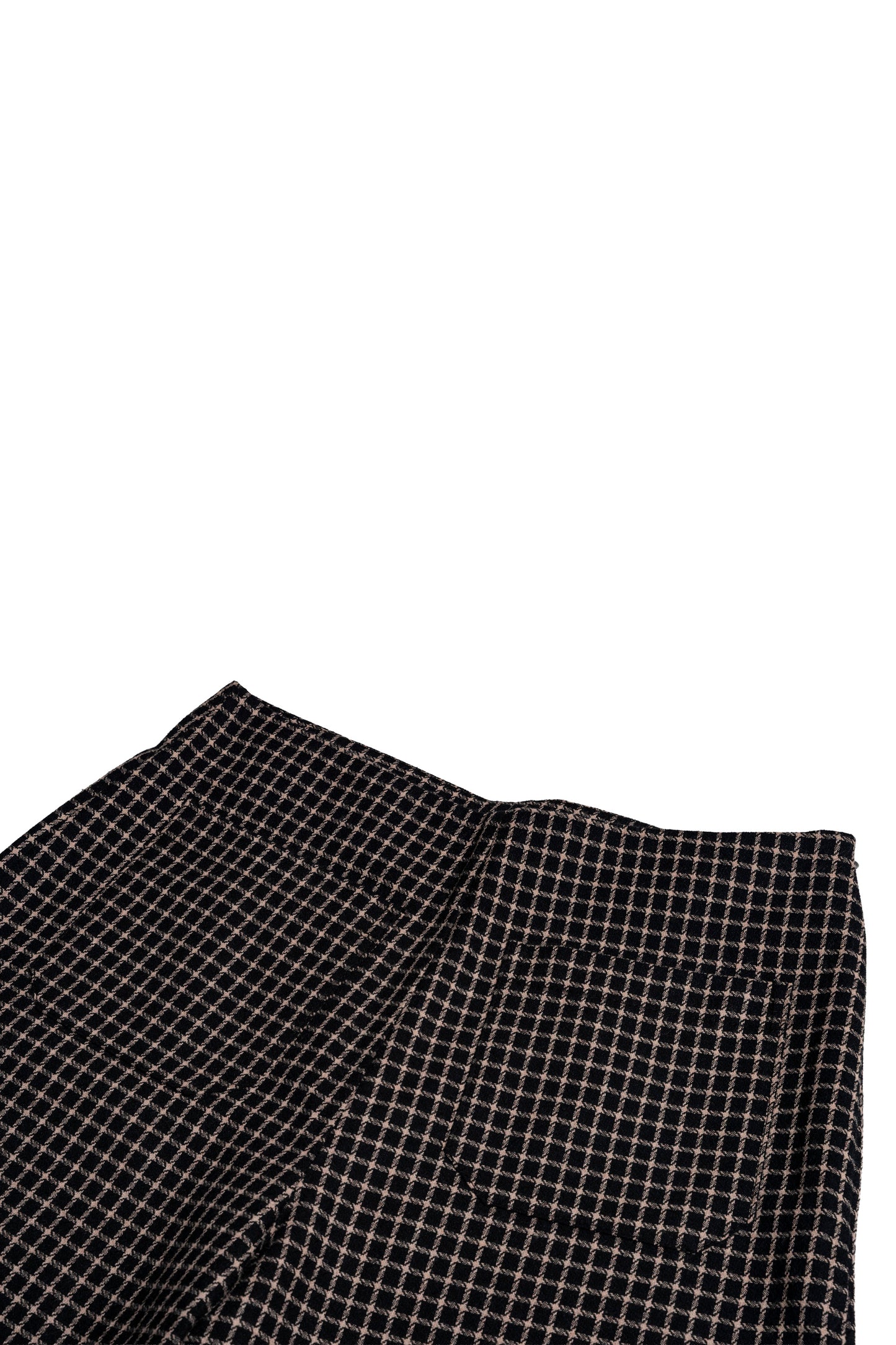 Moss Trousers - Gingham Black