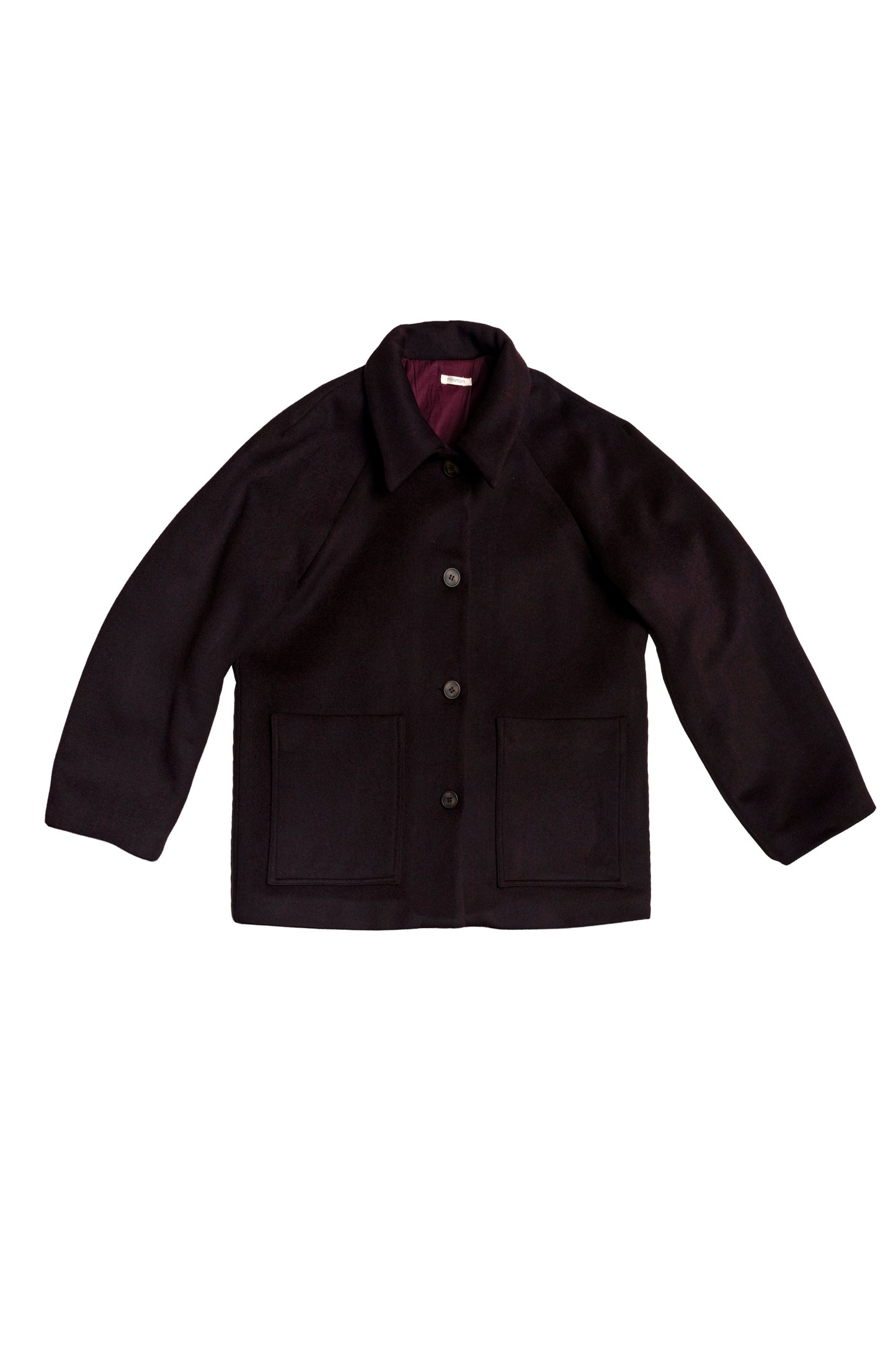 Camille Coat - Burgundy