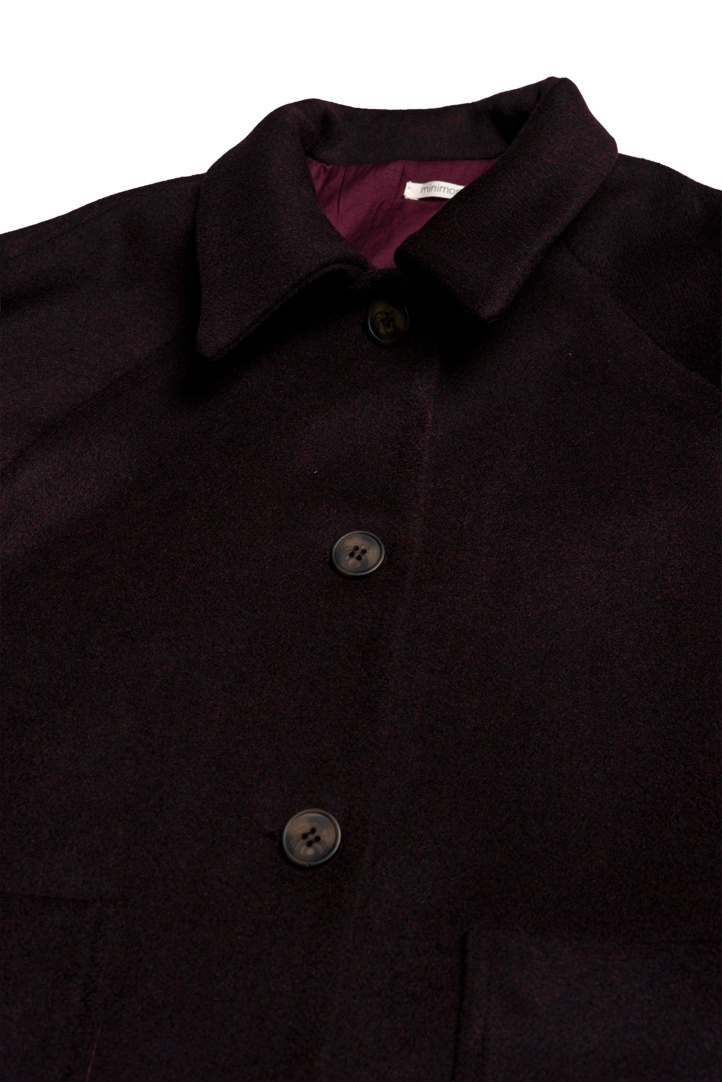 Camille Coat - Burgundy