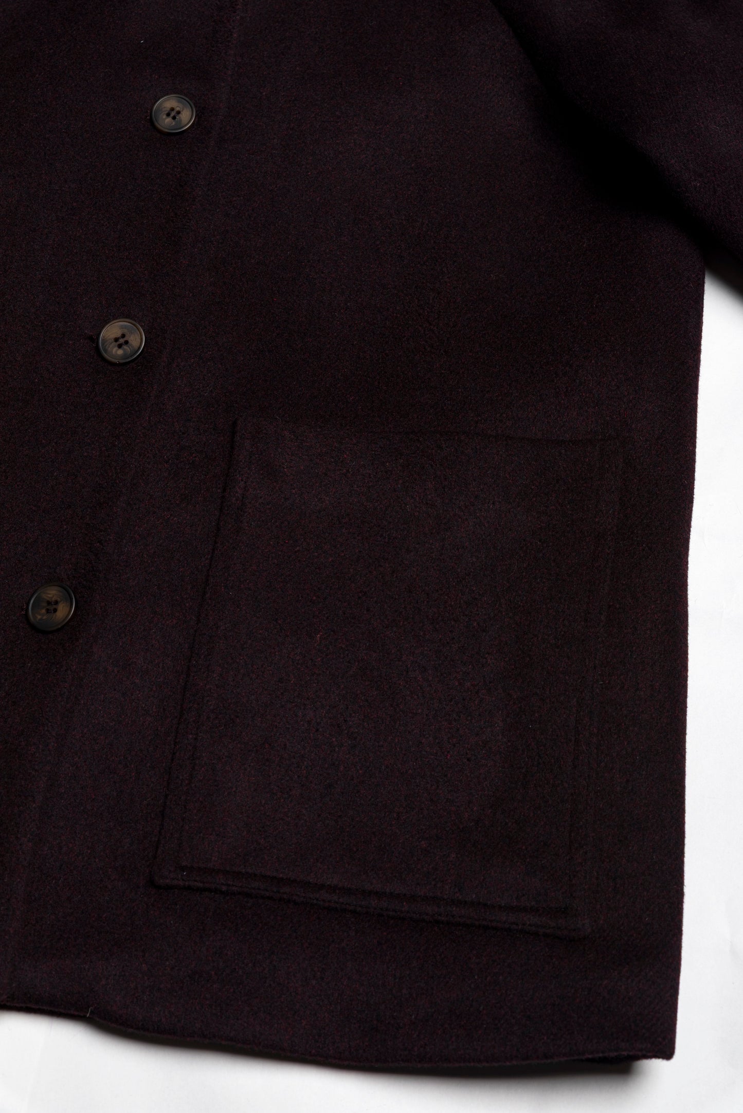 Camille Coat - Burgundy