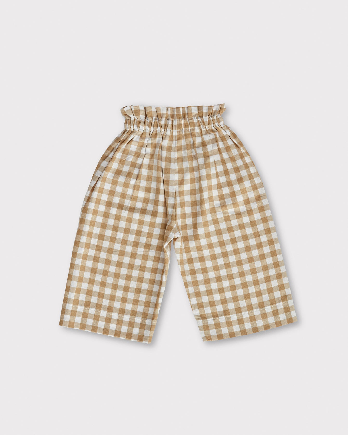 Milly Trousers - Yellow Gingham