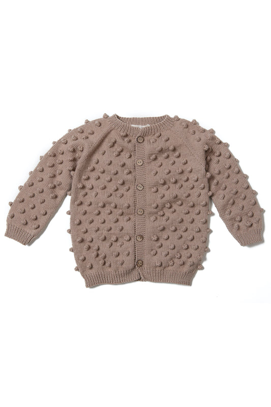Popcorn Cardigan - Marble