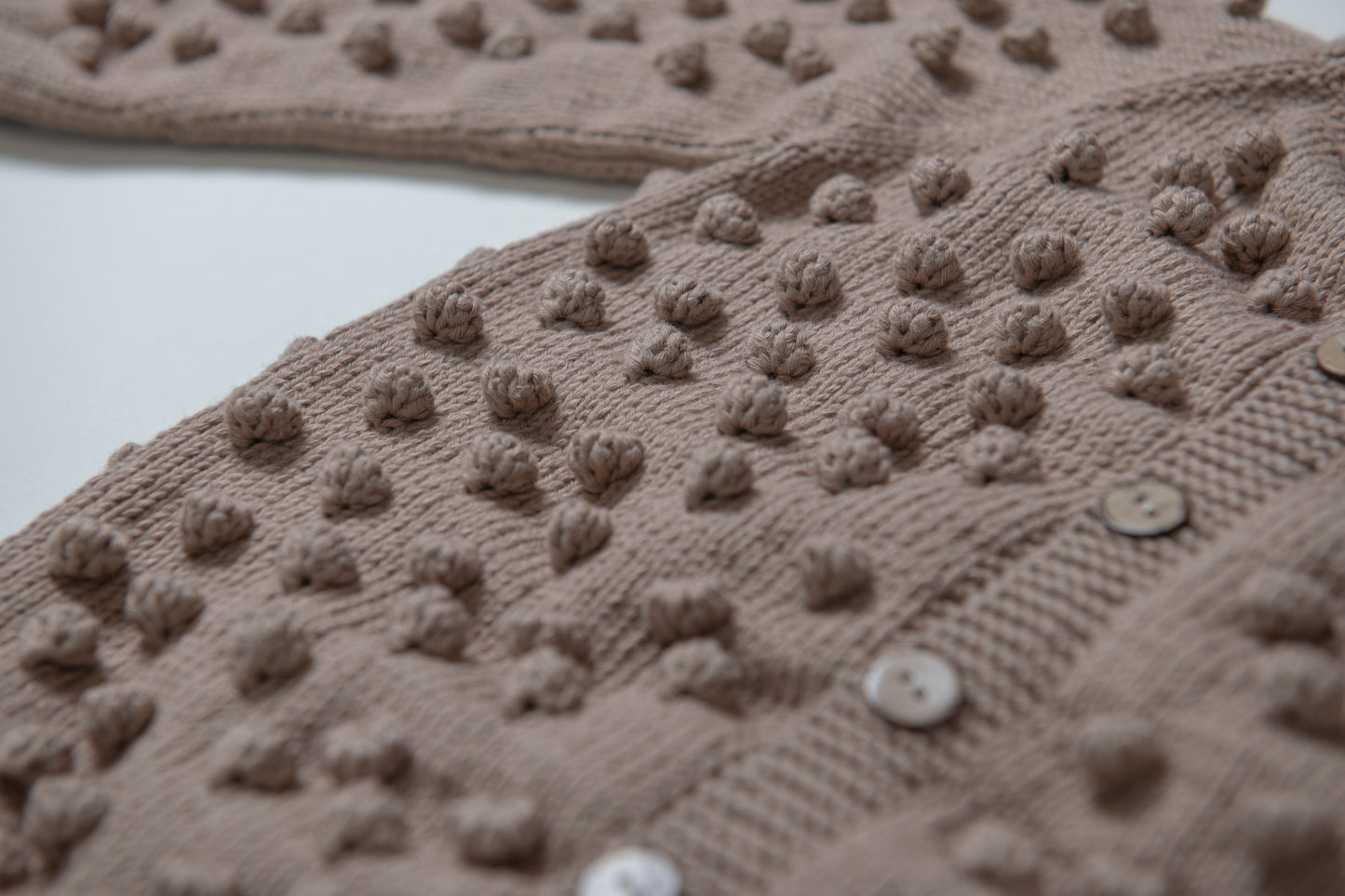 Popcorn Cardigan - Marble